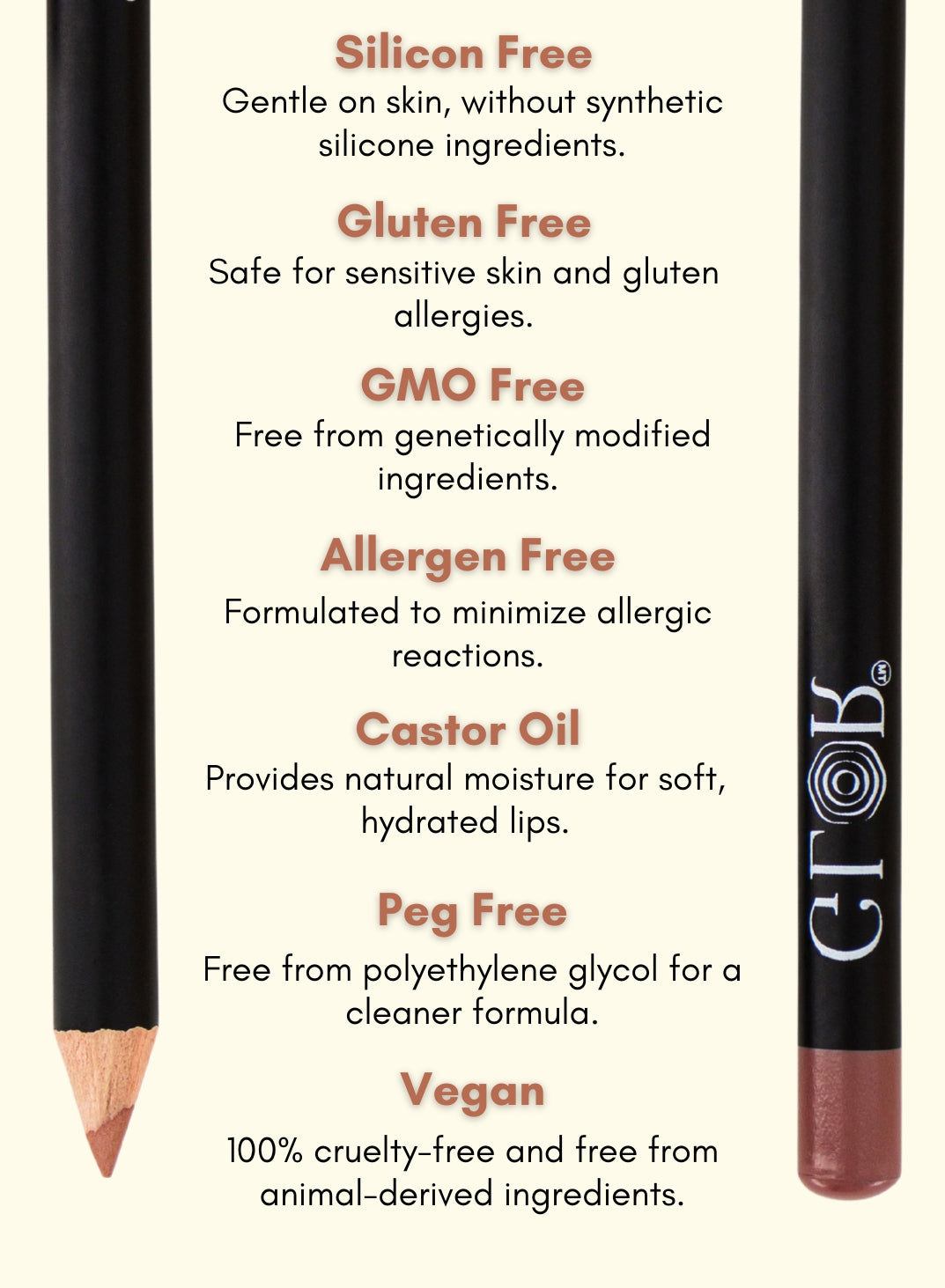 Glor Endless Charm Ultimate Precision Lip Liner - Cafe